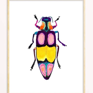 Snoogs & Wilde Art | Beetle #2 | 5 x 7