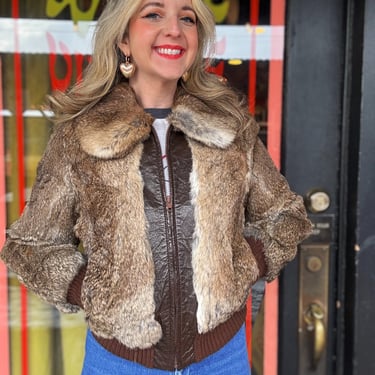 Vintage 70s fur coat