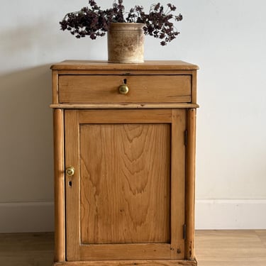 Large Antique English Cabinet/Nightstand 