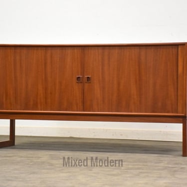 Refinished 59” Danish Modern Teak Sideboard Credenza by ACO Møbler 