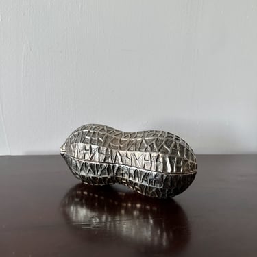 SILVER PLATED PEANUT BOX BY F.B. ROGERS, 60's