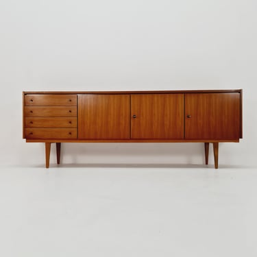 Mid Century Modern German walnut sideboard, 1960s 