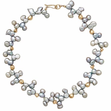 Julie Cohn | Relic Pearl Bronze Necklace