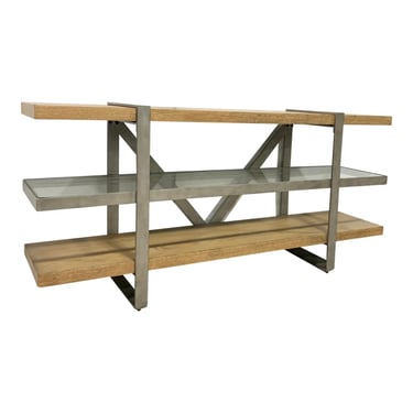 A.r.t. Organic Modern Wood and Metal Console Table