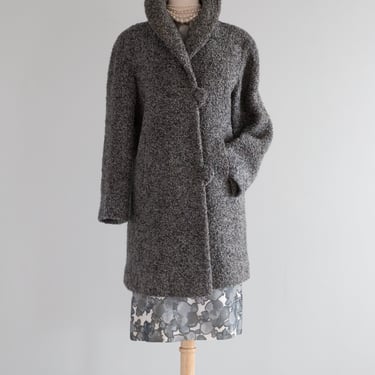 Darling 1960's Curly Lambswool Jacket / Medium