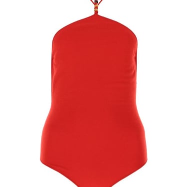 Bottega Veneta Woman Red Stretch Cashmere Blend Bodysuit