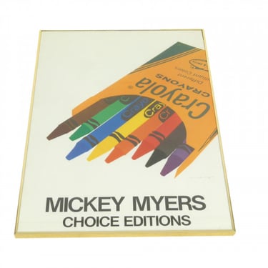 Mickey Myers Pop Art Lithograph