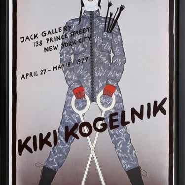 Jack Gallery by Kiki Kogelnik, Poster, 1977 