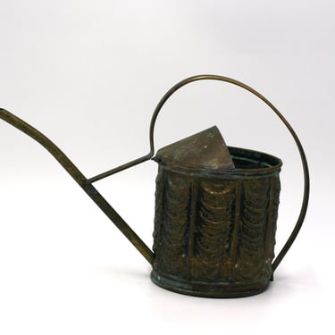 vintage Brass Watering Can Made in England 