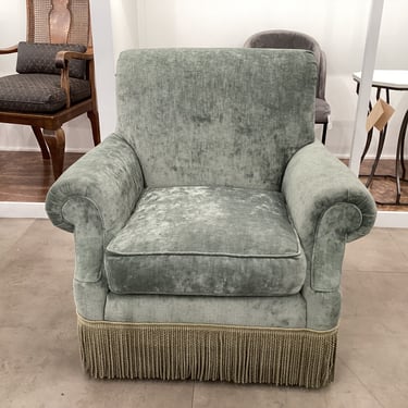 Aquamarine Fringed Chair