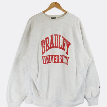 Vintage Bradley University Spell Out Sweatshirt Sz 4XL