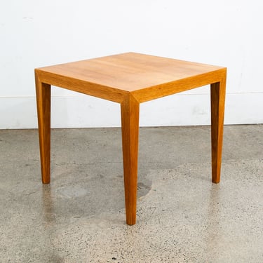 Mid Century Danish Modern End Table Severin Hansen Oak Side Nightstand NM Mcm