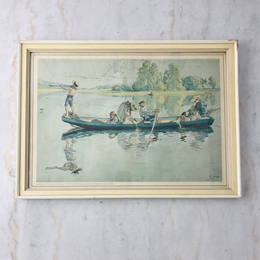 Vintage Print, Art Deco style Colour 
