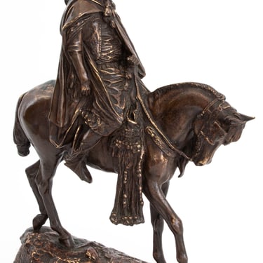 Emmanuel Fremiet Equestrian Portrait Bronze