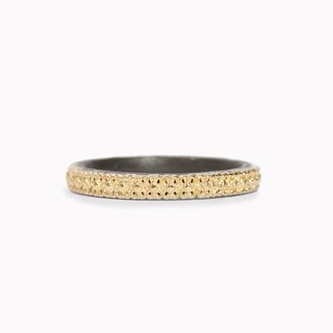 Carved Texture Stack Ring