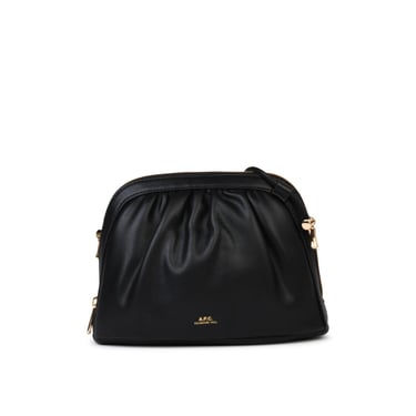 A.P.C. Woman A.P.C. Small 'Ninon' Black Eco-Leather Crossbody Bag