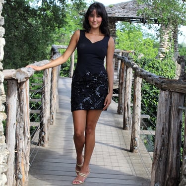 80s little black dress Vintage CDC Evening Pinup Dress, 4 Women, | Mezcal + Leather - San Antonio, TX retro 80's cocktail dress