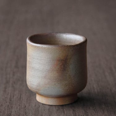 Sake Cup | Unglazed Pottery | Japanese Bizen Ware 