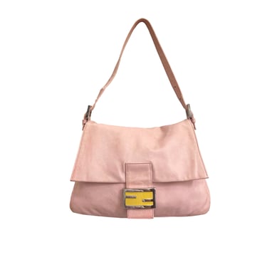 Fendi Pink Logo Shoulder Bag