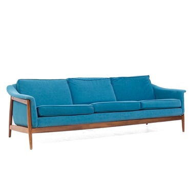 Folke Ohlsson for Dux Mid Century Swedish Teak Sofa - mcm 