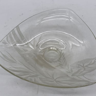 Art Glass Serving Plate by Dorothy C Thorpe 