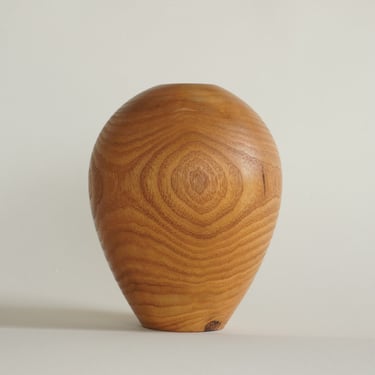 Ron Peasalano Turned Mimosa Wood Vase 