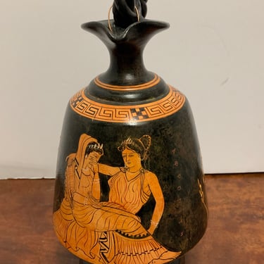 Vintage Greek Amphora Vessel 