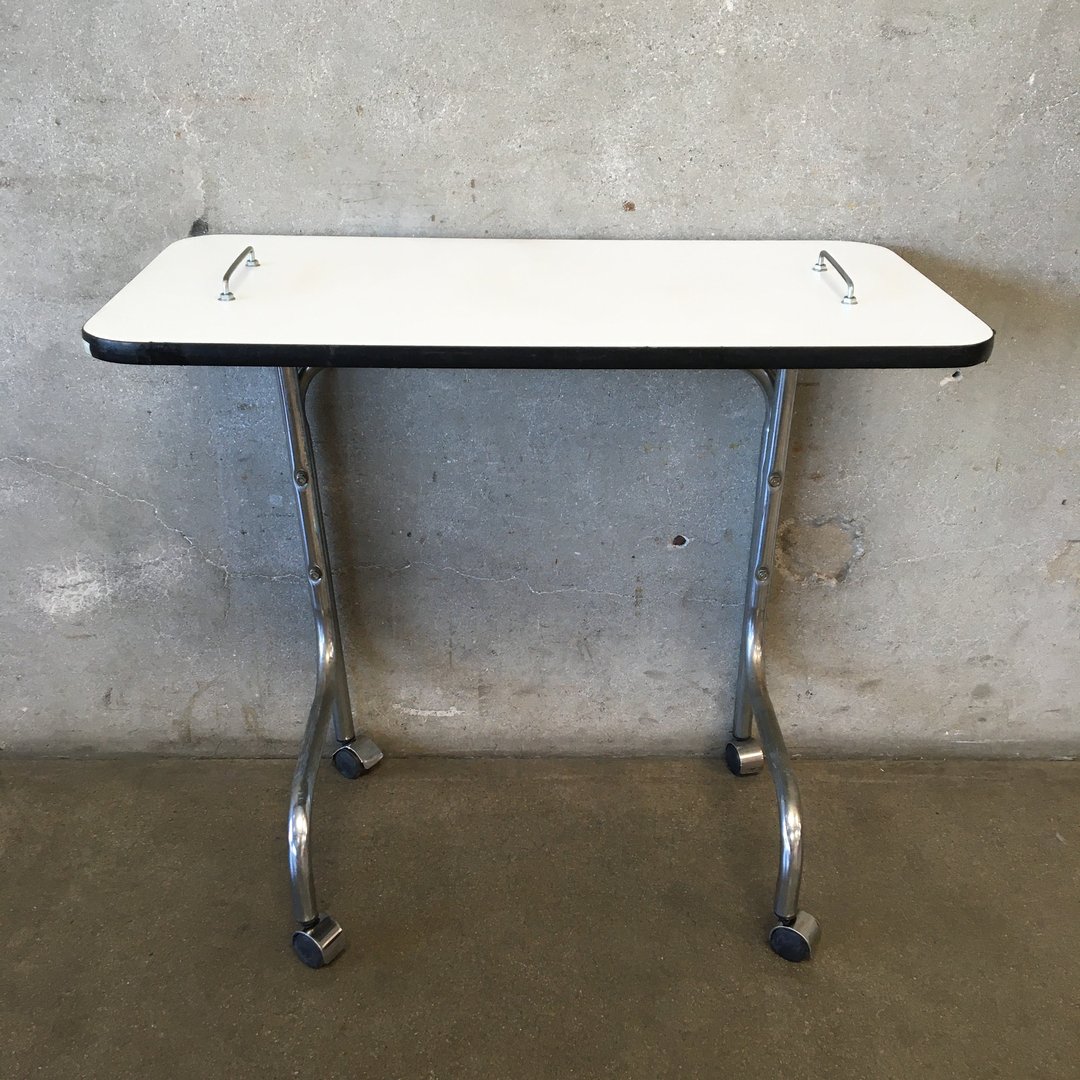 Rolling Medical Side Table from Sony Pictures Urban Americana Long