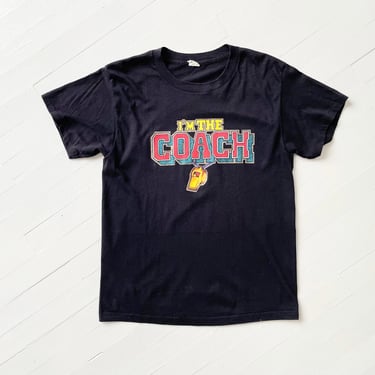 Vintage Black “I’m The Coach” T-Shirt 