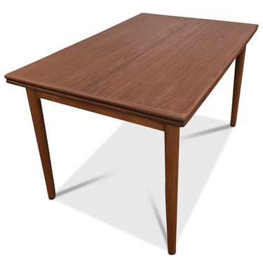 Teak Dining Table w Two Leaves