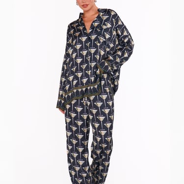 Show Me Your Mumu - Silky PJ Set - Dirty Martini