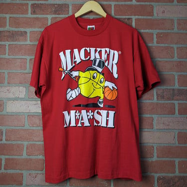 Vintage 90s Gus Macker Basketball M.A.S.H ORIGINAL Sports Tee - Extra Large 