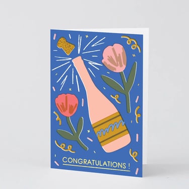 Champagne Greeting Card
