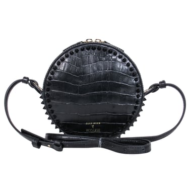 Cole Haan x Rodarte – Black Leather Studded Circle Crossbody Bag