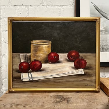 Framed Pomegranate Still Life• 21.5&quot; x 18&quot;