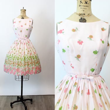 1950s BETTY BARCLAY sun dress small | new spring summer 