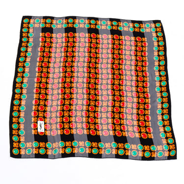 Foulard & Gemstone Striped Silk Scarf