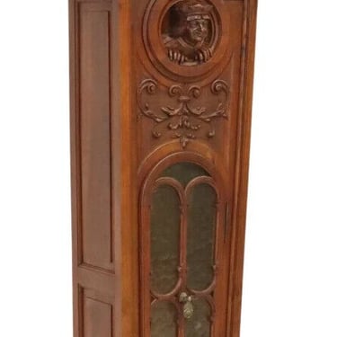 Antique Clock, Longcase, Bellanger, French Carved Walnut, Pendulum, 1800s !