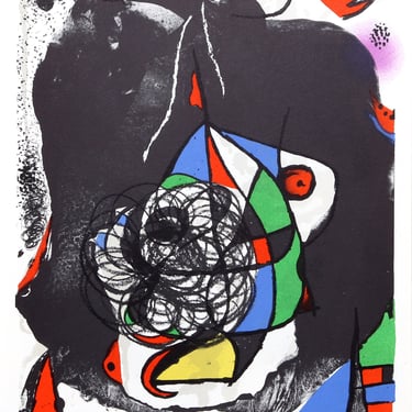 Joan Miro, Les Revolutions Sceniques du XXe Siecle - I (Cramer 207), Lithograph 