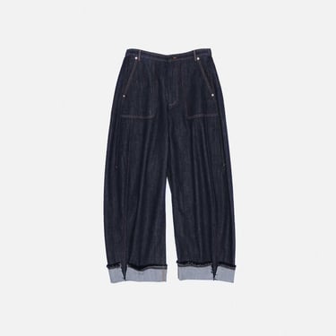 Navy Baker Barrel Jeans