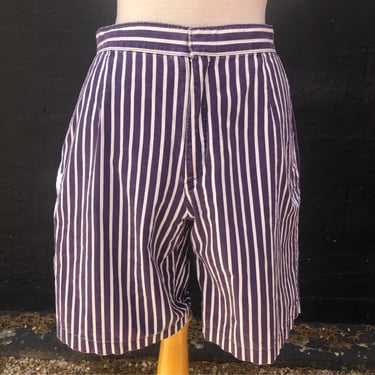 Striped Purple Shorts \/ L