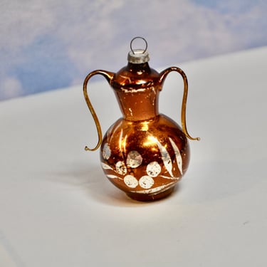 Antique Mercury Glass Christmas Ornament Hand Blown  Made in Germany Extremely RARE Great Collectible 