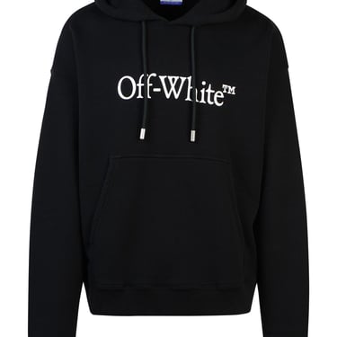 Off-White 'Big Bookish' Black Cotton Hoodie Man