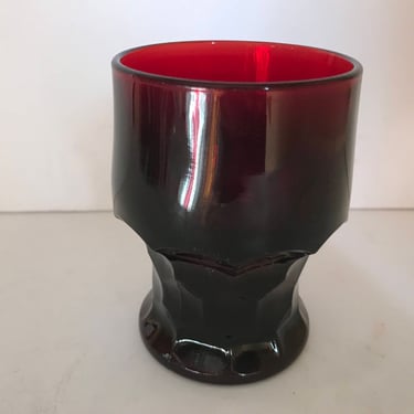 RESERVED   Vintage Viking  Ruby Red- Cranberry Glass  