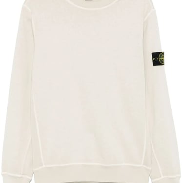 Stone Island Men Malfilé Fleece Old Effect Sweatshirt