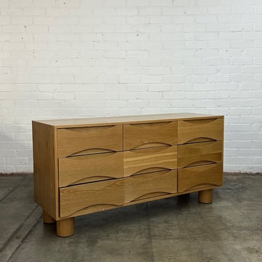 Custom White oak “Ojos” dresser - Floor model in stock 