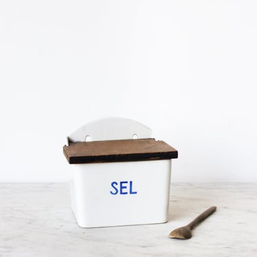 Salt Box with Spoon