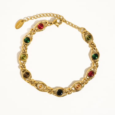 Alba Colorful Cubic Zirconia Bracelet