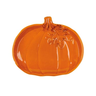 SM Orange Pumpkin Plate