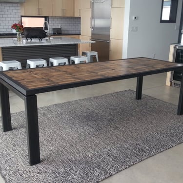 Modern Reclaimed Dining Table 